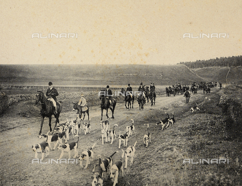 AVQ-A-003771-0022 - Fox hunting at Tre Fontane near Rome - Date of photography: 24/12/1896 - Alinari Archives, Florence