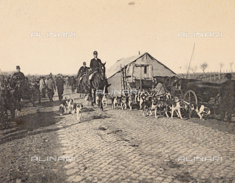 AVQ-A-003771-0025 - Fox hunting at Torre Nuova near Rome - Date of photography: 31/12/1896 - Alinari Archives, Florence