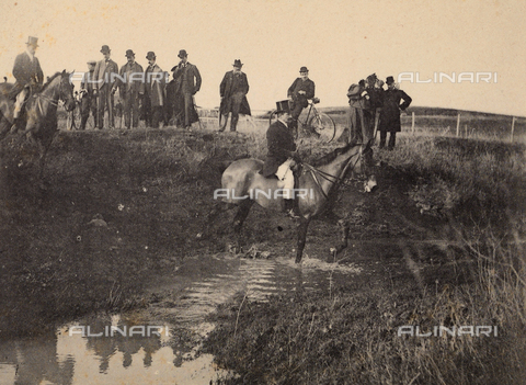 AVQ-A-003771-0033 - Fox hunting in the countryside of Cento Celle, near Rome - Date of photography: 15/01/1897 - Alinari Archives, Florence