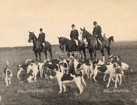 AVQ-A-003771-0034 - Fox hunting in the Coazzo countryside near Rome - Date of photography: 18/01/1897 - Alinari Archives, Florence