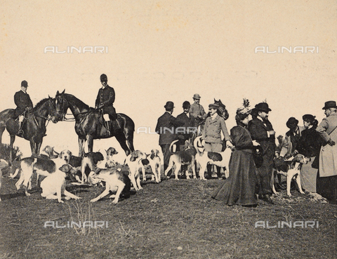 AVQ-A-003771-0044 - Fox hunting in the Centocelle countryside, near Rome - Date of photography: 08/02/1897 - Alinari Archives, Florence
