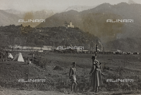 AVQ-A-003796-0130 - First World War: soldiers in the valley of Caporetto - Date of photography: 1915-1918 - Alinari Archives, Florence