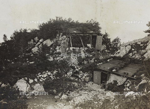AVQ-A-003796-0169 - First World War: military barracks in Caporetto - Date of photography: 1915-1918 - Alinari Archives, Florence