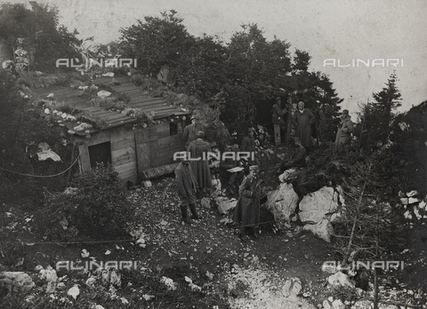 AVQ-A-003796-0172 - First World War: military observatory on Monte Nero Caporetto - Date of photography: 1915-1918 - Alinari Archives, Florence