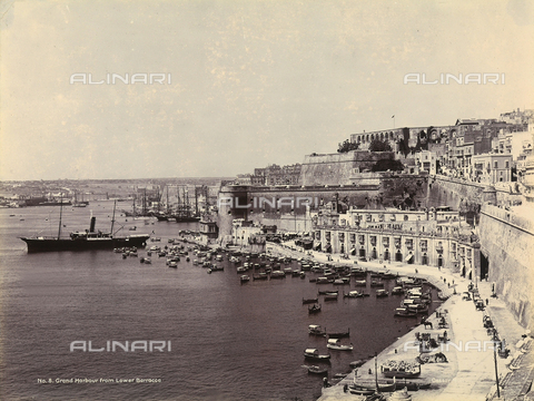 AVQ-A-003805-0032 - The Grand Harbour of La Valletta, Malta - Date of photography: 1910 ca. - Alinari Archives, Florence