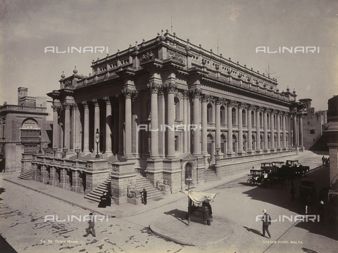 AVQ-A-003805-0036 - The Opera House in Valletta - Date of photography: 1910 ca. - Alinari Archives, Florence