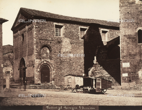 AVQ-A-003846-0073 - The church of the SS. Domenico and Giacomo in Bevagna - Date of photography: 1880 ca. - Alinari Archives, Florence