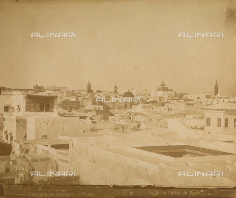 AVQ-A-003888-0008 - Panorama of the city of Tunis, taken from the Paris Hotel - Date of photography: 1885 ca. - Alinari Archives, Florence
