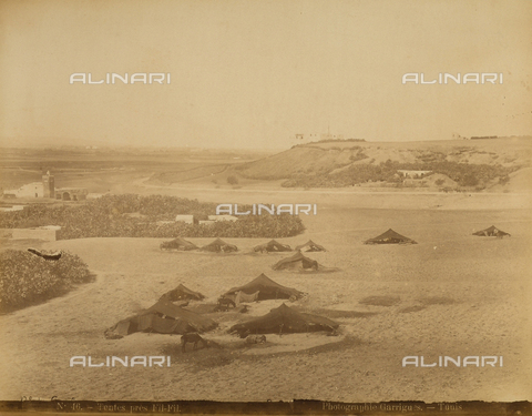AVQ-A-003888-0009 - Nomadic camps near Tunis - Date of photography: 1885 ca. - Alinari Archives, Florence