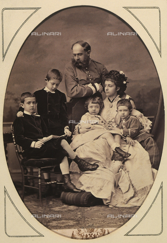 AVQ-A-003930-0077 - Portrait of the Austrian imperial family - Date of photography: 1860-70 ca. - Alinari Archives, Florence