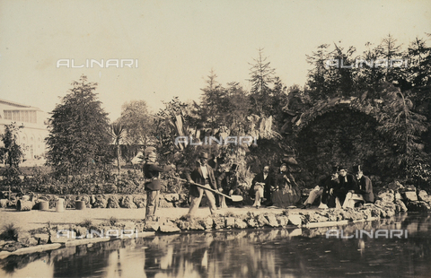 AVQ-A-003967-0009 - "Esposizione italiana of 1861": the garden grotto - Date of photography: 1861 - Alinari Archives, Florence