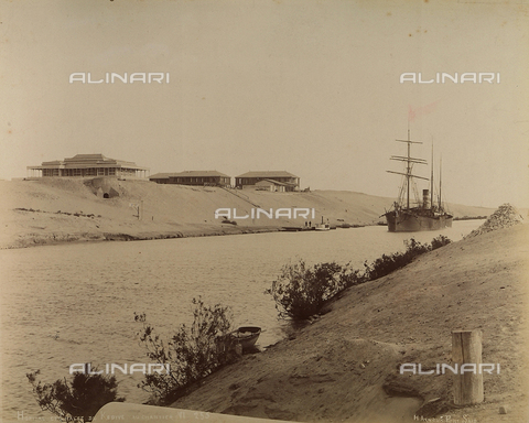 AVQ-A-004041-0002 - Construction sites at the river in Port Said, Egypt - Date of photography: 1905 ca. - Alinari Archives, Florence