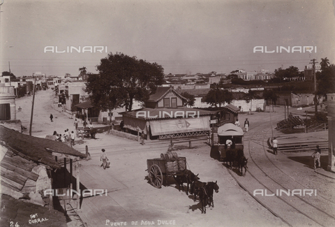 AVQ-A-004053-0050 - 'Antilles': 'Puente de Agua Dulce' in Havana - Date of photography: 1910-1920 ca. - Alinari Archives, Florence