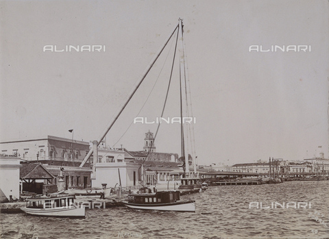AVQ-A-004053-0115 - 'Antilles': the port of Havana - Date of photography: 1910-1920 ca. - Alinari Archives, Florence