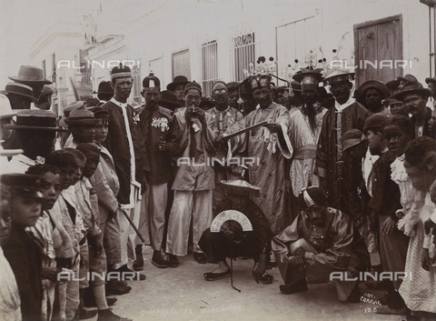 AVQ-A-004053-0118 - 'Antilles': group of men in traditional dress - Date of photography: 1910-1920 ca. - Alinari Archives, Florence