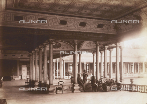 AVQ-A-004358-0174 - "Sites et Monuments du Caire": loggia in the Coubrah palace - Date of photography: 1873-1893 - Alinari Archives, Florence
