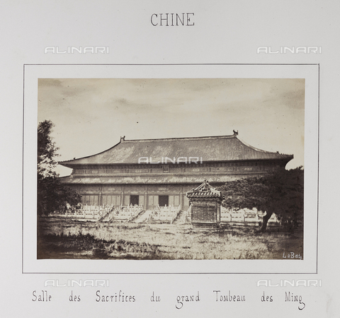 AVQ-A-004363-0005 - Album "J. D.": Hall of Sacrifices of the tomb of the Ming Dynasty, Beijing - Date of photography: 1866 - Alinari Archives, Florence