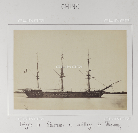 AVQ-A-004363-0007 - Album "J. D.": Semiramis frigate in the port of Woosung - Date of photography: 1866 - Alinari Archives, Florence