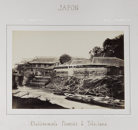 AVQ-A-004363-0012 - Album "J. D.": French colonial houses in Yokohama, Japan - Date of photography: 1866 - Alinari Archives, Florence