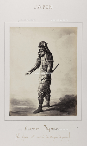 AVQ-A-004363-0019 - Album "J. D.": Japanese warrior with war mask - Date of photography: 1866 - Alinari Archives, Florence