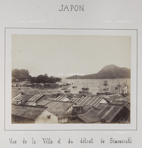 AVQ-A-004363-0024 - Album "J. D.": Simonosaki view of the seashore - Date of photography: 1866 - Alinari Archives, Florence