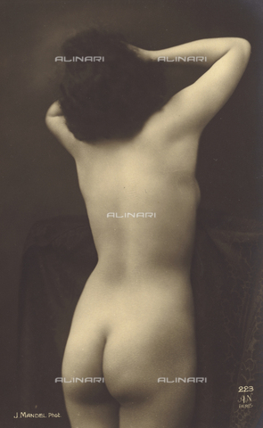 AVQ-A-004687-0016 - Female back nude - Date of photography: 1920-1930 - Alinari Archives, Florence