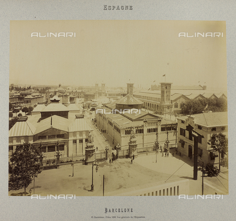 AVQ-A-004816-0029 - Album " Barcelone 1888 ": View of the Universal Exhibition of 1888 in Barcelona - Date of photography: 1888 - Alinari Archives, Florence