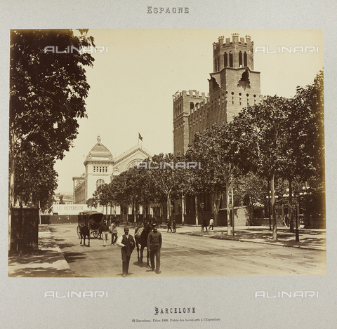 AVQ-A-004816-0031 - Album "Barcelone 1888": Palace of Fine Arts during the 1888 Universal Exposition in Barcelona - Date of photography: 1888 - Alinari Archives, Florence