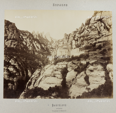 AVQ-A-004816-0039 - Album "Barcelone 1888": Monastery of Santa Maria de Montserrat in Spain - Date of photography: 1888 - Alinari Archives, Florence