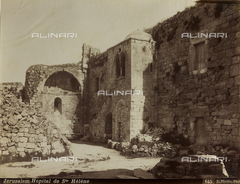 AVQ-A-004884-0048 - Album "Palestine 1887": St Helena Hospice, Jerusalem - Date of photography: 1887 - Alinari Archives, Florence