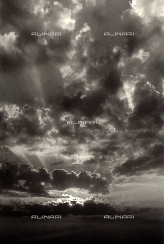 BBA-F-002342-0000 - Sunset over the sea - Date of photography: 1930 ca. - Alinari Archives, Florence