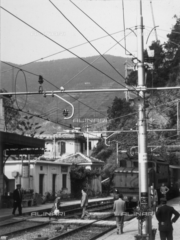 BBA-F-004742-0000 - The train station at Monterosso - Date of photography: 1955 ca. - Alinari Archives, Florence