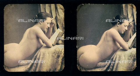 BPK-S-AA0001-3434 - Interesting readings - Date of photography: 1854/1855 ca. - Bruno Braquehais / BPK/Alinari Archives