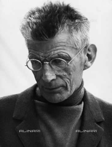 BPK-S-AA1001-1226 - Lo scrittore irlandese Samuel Beckett (1906-1989), premio Nobel per la Letteratura nel 1969 - Data dello scatto: 1960 ca. - Wilhelm Pabst / BPK/Archivi Alinari