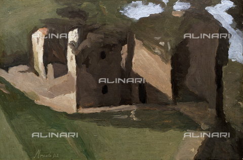 CAL-F-003232-0000 - Paesaggio, opera di Giorgio Morandi conservata nella Pinacoteca Provinciale di Bari - Data dello scatto: 1997 - Archivi Alinari, Firenze