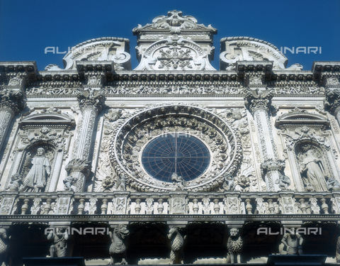 CAL-F-010548-0000 - Particolare della facciata della Chiesa di Santa Croce, Lecce - Data dello scatto: 2002 - Archivi Alinari, Firenze