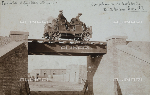 FBQ-A-006185-0004 - Valcheta railway bridge coming from Sant'Antonio. Argentina - Date of photography: 1898 ca. - Alinari Archives, Florence
