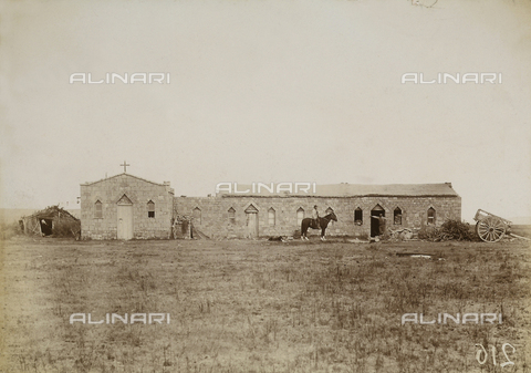 FBQ-A-006185-0026 - Measures to establish the Chilean-Argentinian border: chapel constructed by the Salesian Fathers in Chubut. Argentina - Date of photography: 1900 ca. - Alinari Archives, Florence