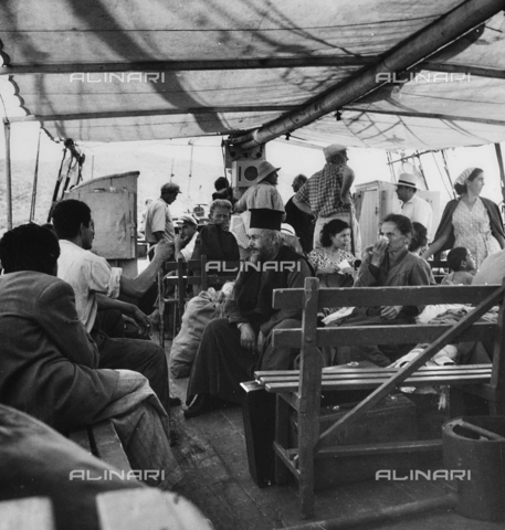 FCA-F-000144-0000 - Monaco of Mount Athos on a boat, Greece - Date of photography: 1950-1960 - Alinari Archives, Florence