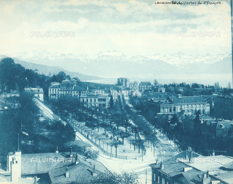 FCC-F-011696-0000 - Veduta di Losanna, Svizzera - Data dello scatto: 1880 ca. - Archivi Alinari, Firenze