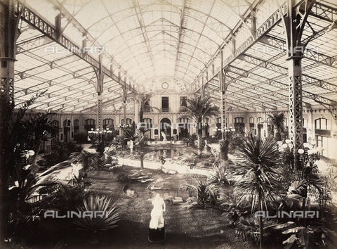 FCC-F-012061-0000 - The winter garden of the Municiple Casino, in Nice - Date of photography: 1890 ca. - Alinari Archives, Florence