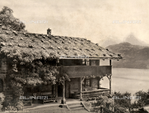 FCC-F-012953-0000 - A house in the mountains of Zurich, Switzerland - Date of photography: 1890 ca. - Alinari Archives, Florence