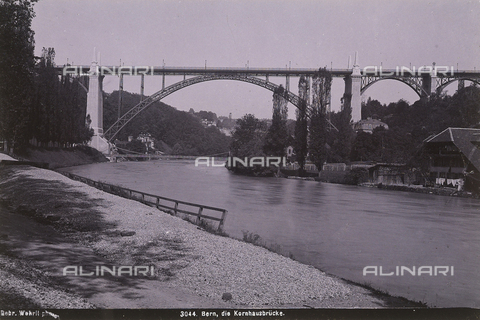 FCC-F-013772-0000 - Kornhaus bridge on the river Aare in Bern, Switzerland - Date of photography: 1880 ca. - Alinari Archives, Florence