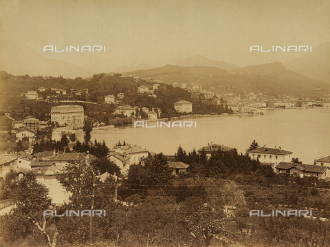 FCC-F-013907-0000 - Panoramic view of Lugano - Date of photography: 1890-1900 ca. - Alinari Archives, Florence
