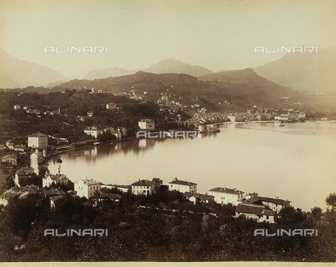FCC-F-013908-0000 - Panorama of Lugano - Date of photography: 1880-1890 ca. - Alinari Archives, Florence