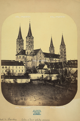 FCC-F-013937-0000 - The Cathedral of Bamberg - Date of photography: 1870 ca. - Alinari Archives, Florence