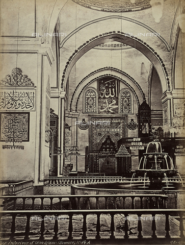 FCC-F-014846-0000 - Interior of the Ulu Cami Mosque in Bursa, Turkey - Date of photography: 1890 ca. - Alinari Archives, Florence