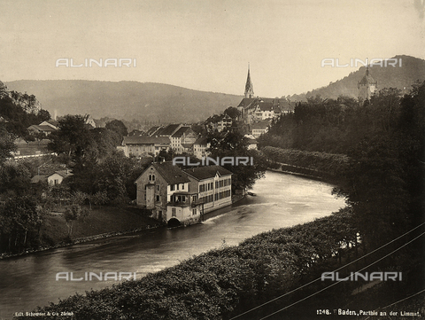 FCC-F-015069-0000 - Panoramic View of Baden, Switzerland - Date of photography: 1900 ca. - Alinari Archives, Florence