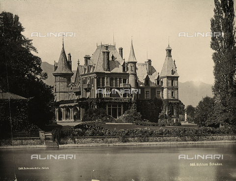FCC-F-015179-0000 - The Schloss Schadau in Thun, Switzerland - Date of photography: 1900 ca. - Alinari Archives, Florence