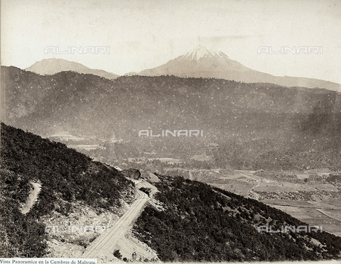 FCC-F-016776-0000 - Panoramic view of the Cumbres de Maltrata in Mexico - Date of photography: 1880 - 1890 ca. - Alinari Archives, Florence